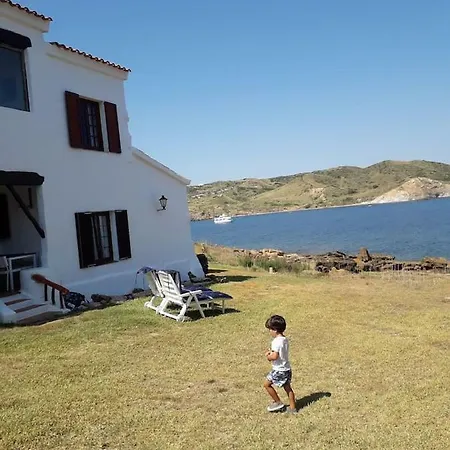 Ferienwohnung Casa Con Jardin ,Vistas Al Mar Y Atardecer En Playas De Fornells Es Mercadal Exterior foto